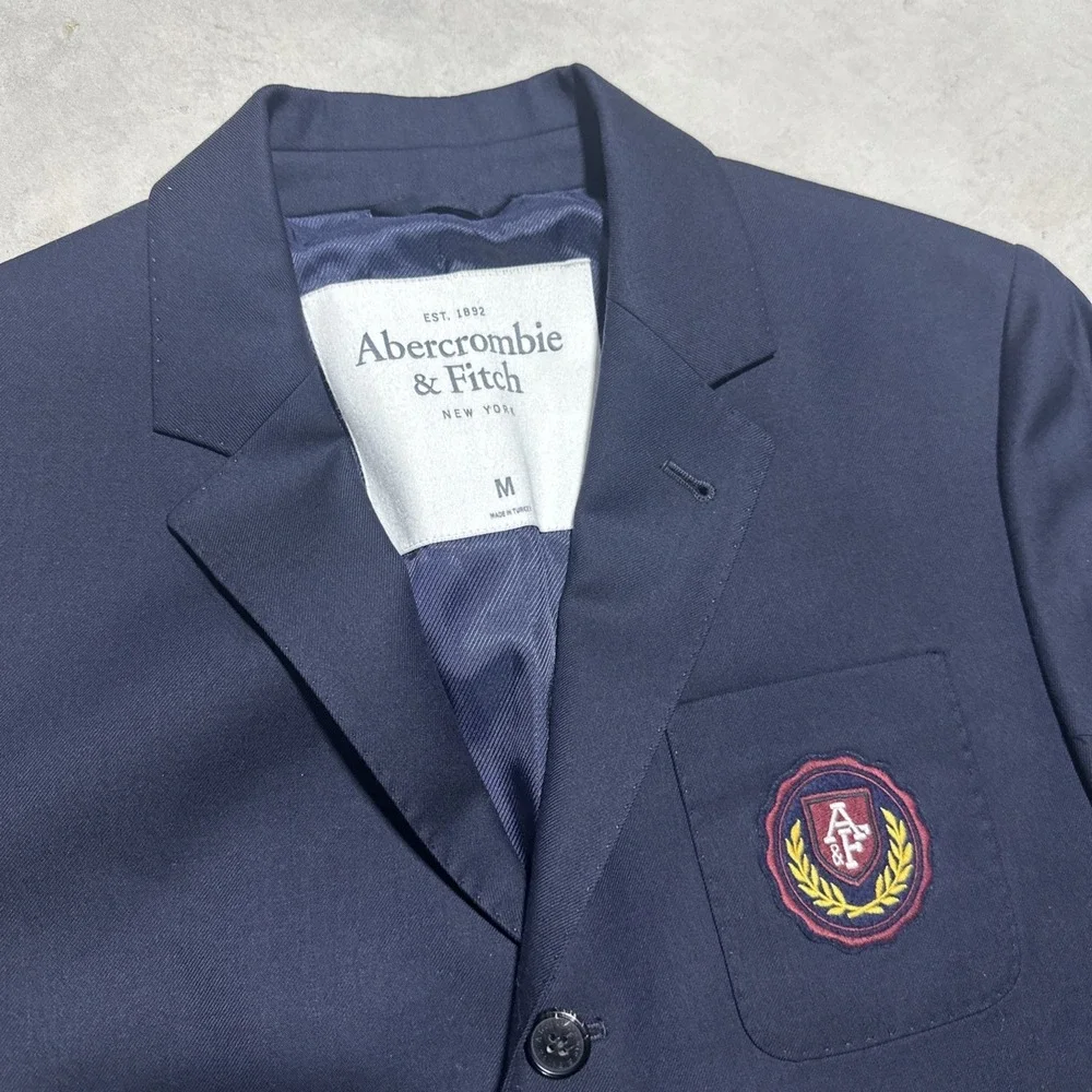 VINTAGE Y2K ABERCROMBIE & FITCH BLAZER SPORTS COAT MEN'S SZ MEDIUM $400 MSRP